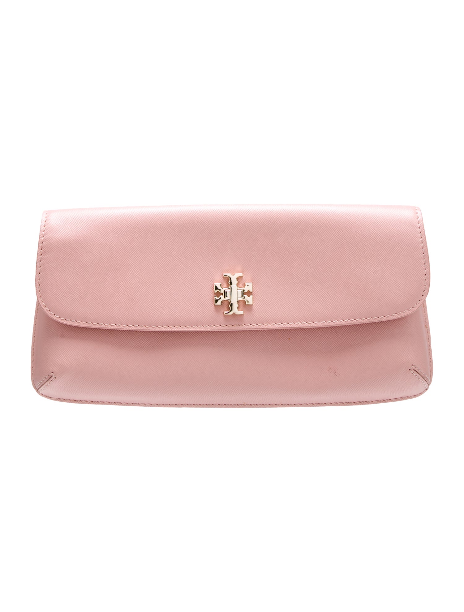 Tory Burch Saffiano Leather Clutch